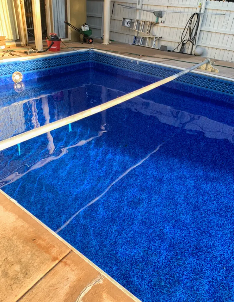 Pool liner installation